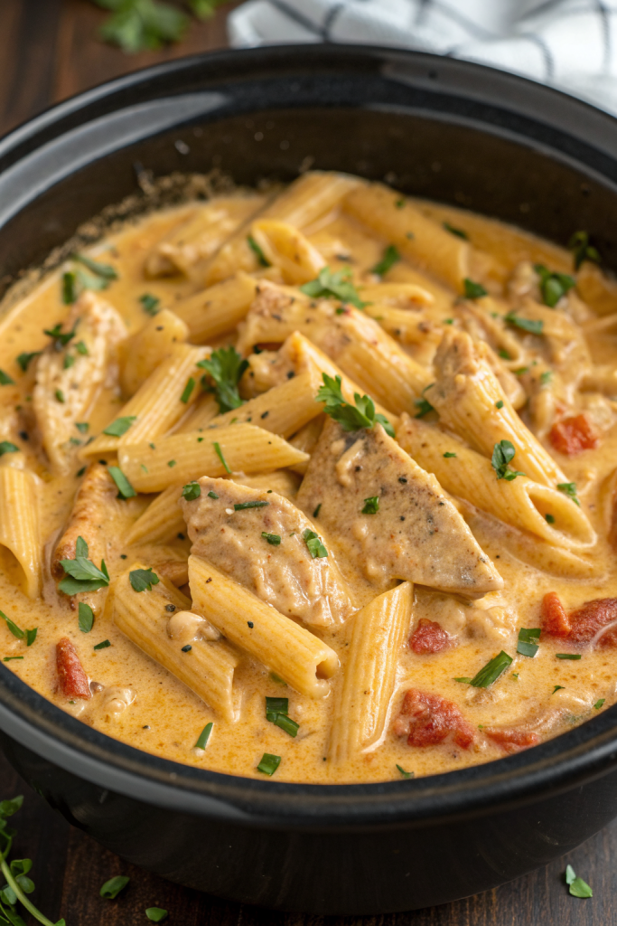 Crock Pot Creamy Cajun Chicken Pasta Recipe