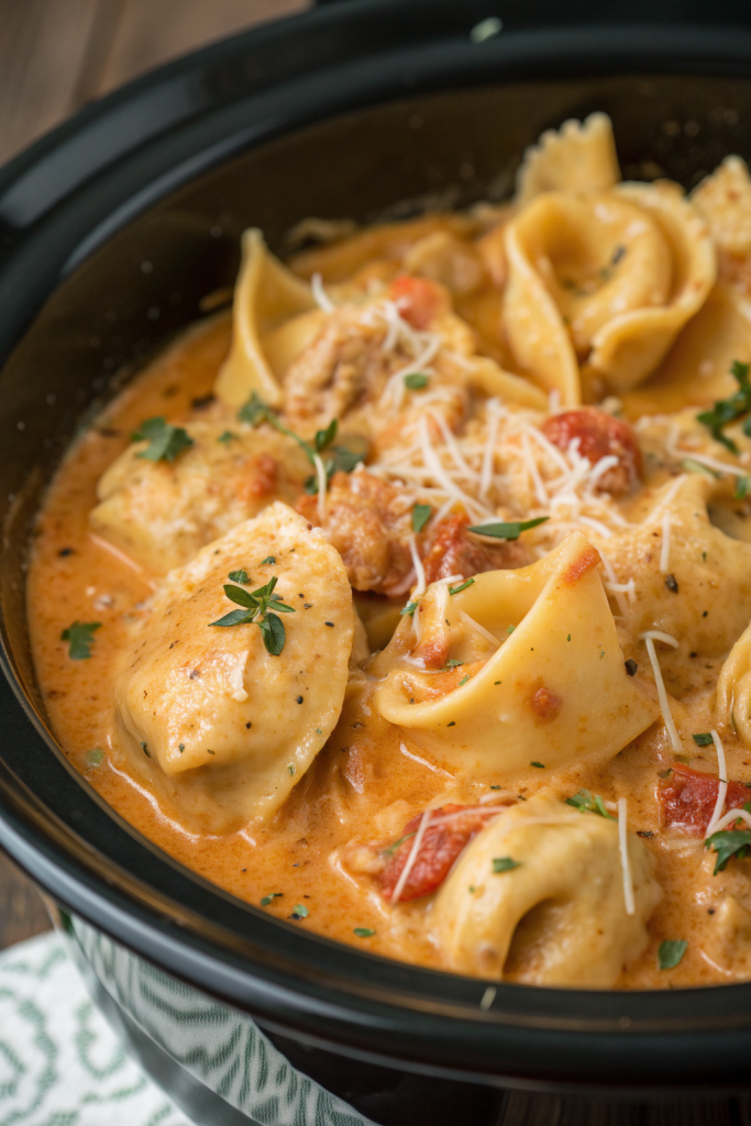 CrockPot Chicken Tortellini Recipe