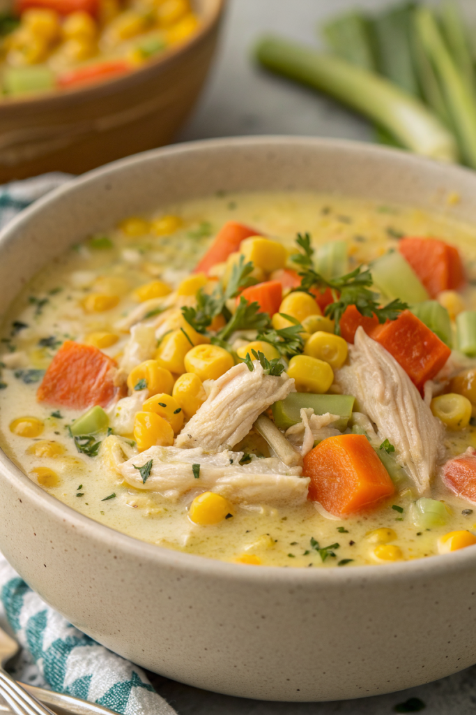 Crockpot Chicken Corn Chowder Recipe
