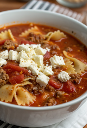 Crockpot Lasagna Soup Recipe