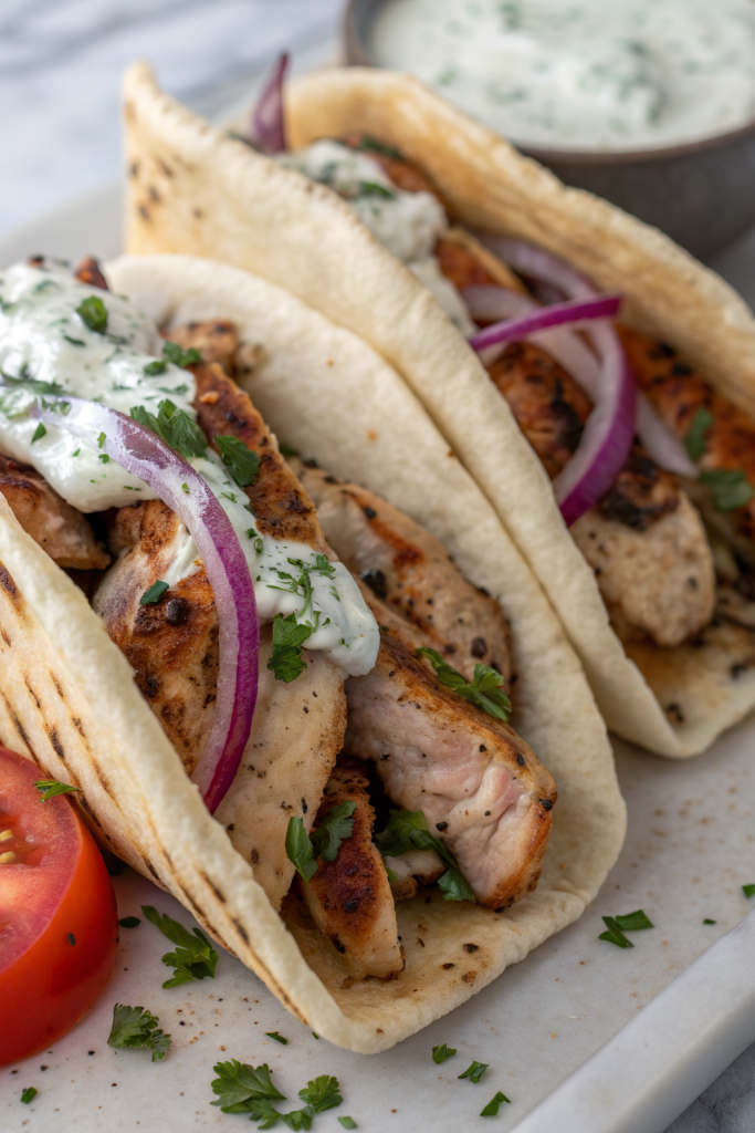 Greek Chicken Gyros Recipe