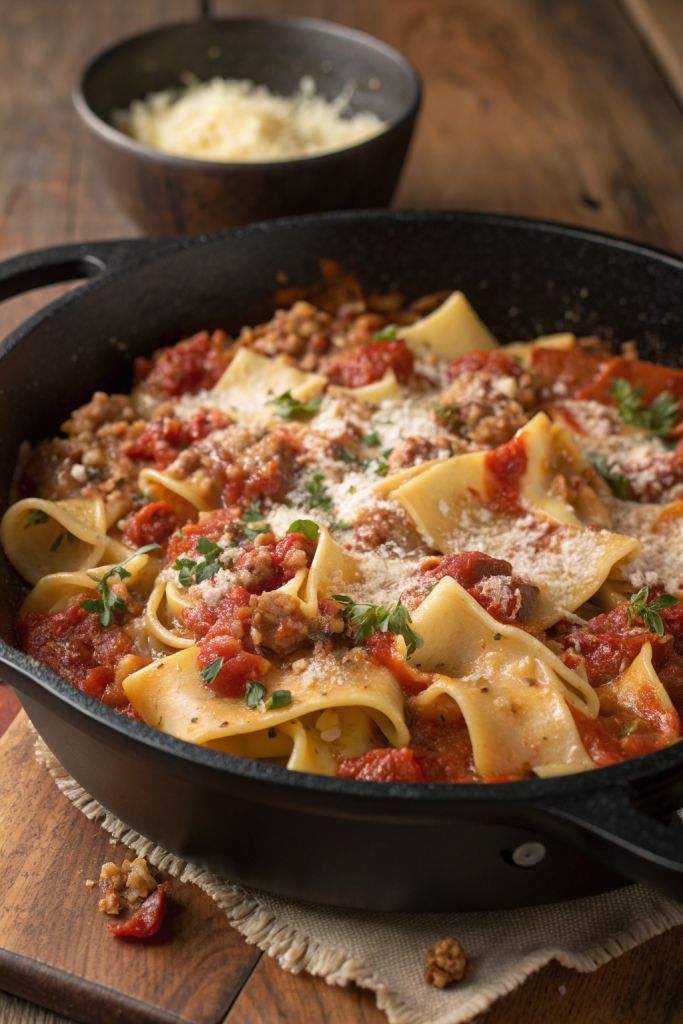 One Pot Lasagna Soup Recipe