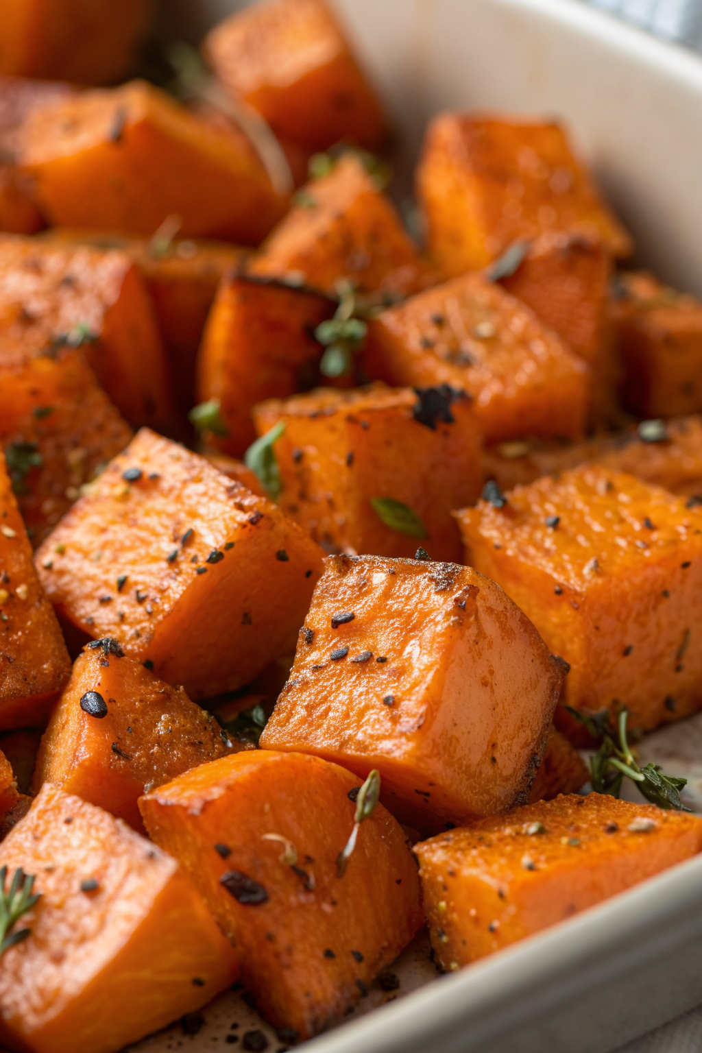 Roasted Sweet Potatoes with Cinnamon & Honey Recipe