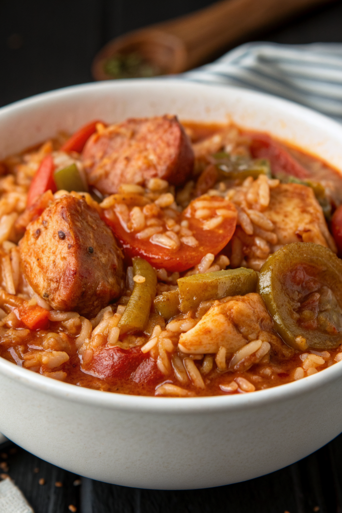 Slow Cooker Chicken Jambalaya Recipe