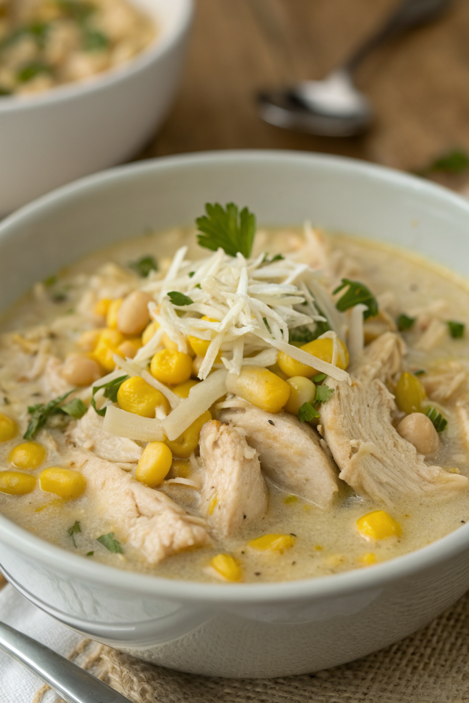 Slow Cooker Creamy White Chicken Chili Recipe