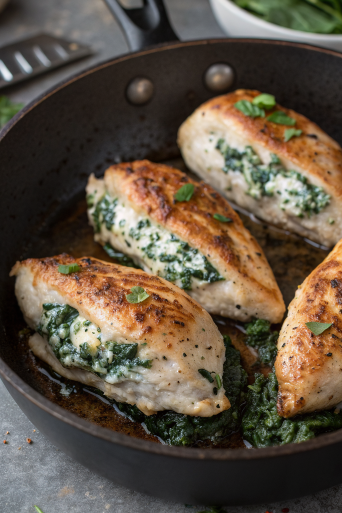 Spinach Feta Stuffed Chicken Recipe