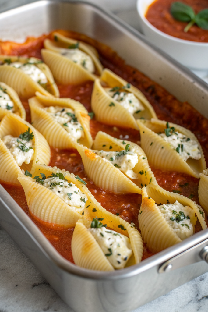 Stuffed Shells With Pumpkin Cream Sauce Recipe