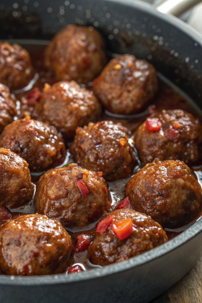 Sweet Chili Meatballs Crockpot Recipe