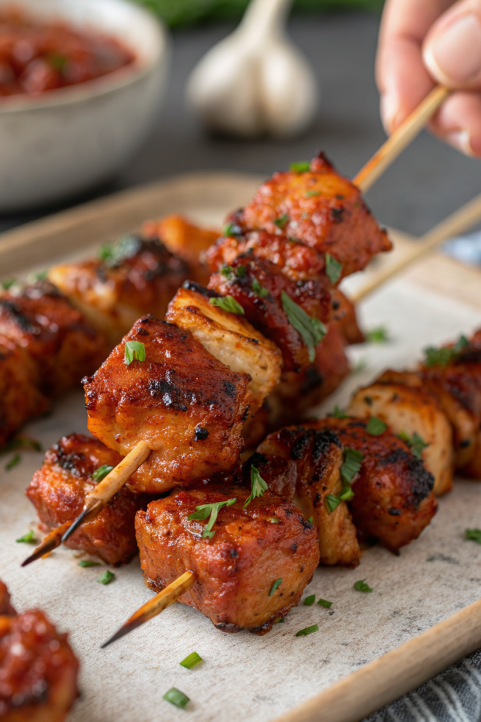 Air Fryer Chicken Skewers Recipe