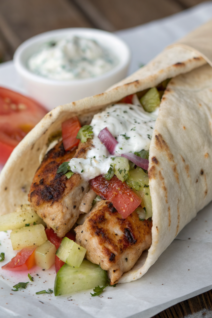 Authentic Greek Chicken Gyros Recipe