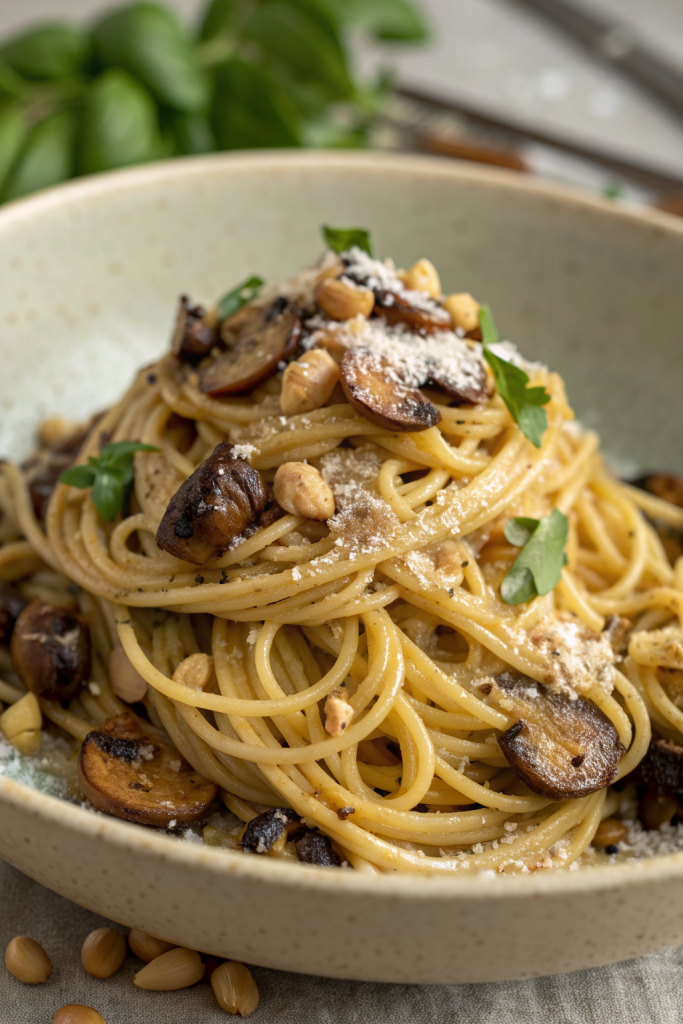 Caramelized Leek and Mushroom Gruyere Pasta Recipe