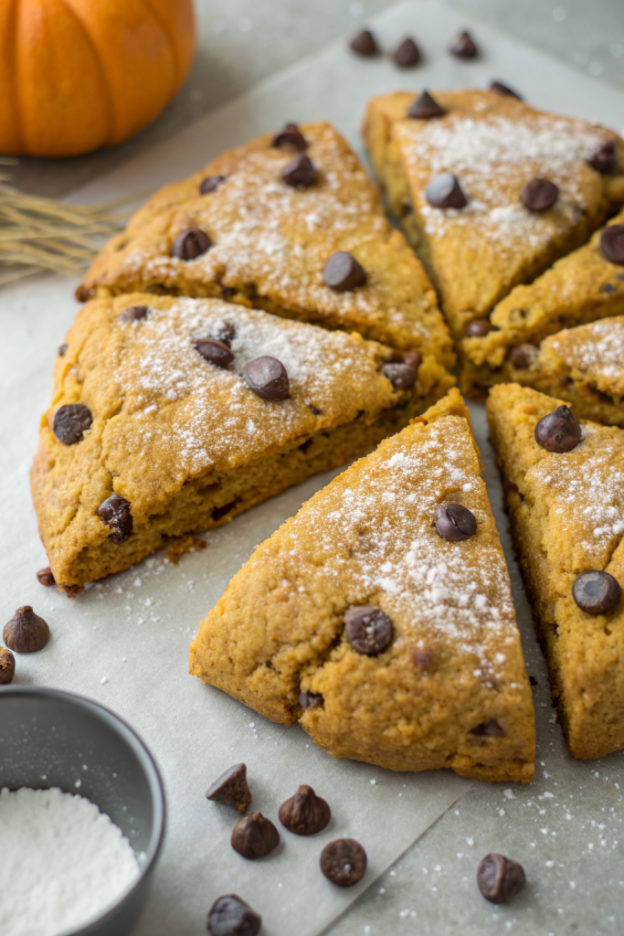 Chocolate Chip Pumpkin Scones Recipe