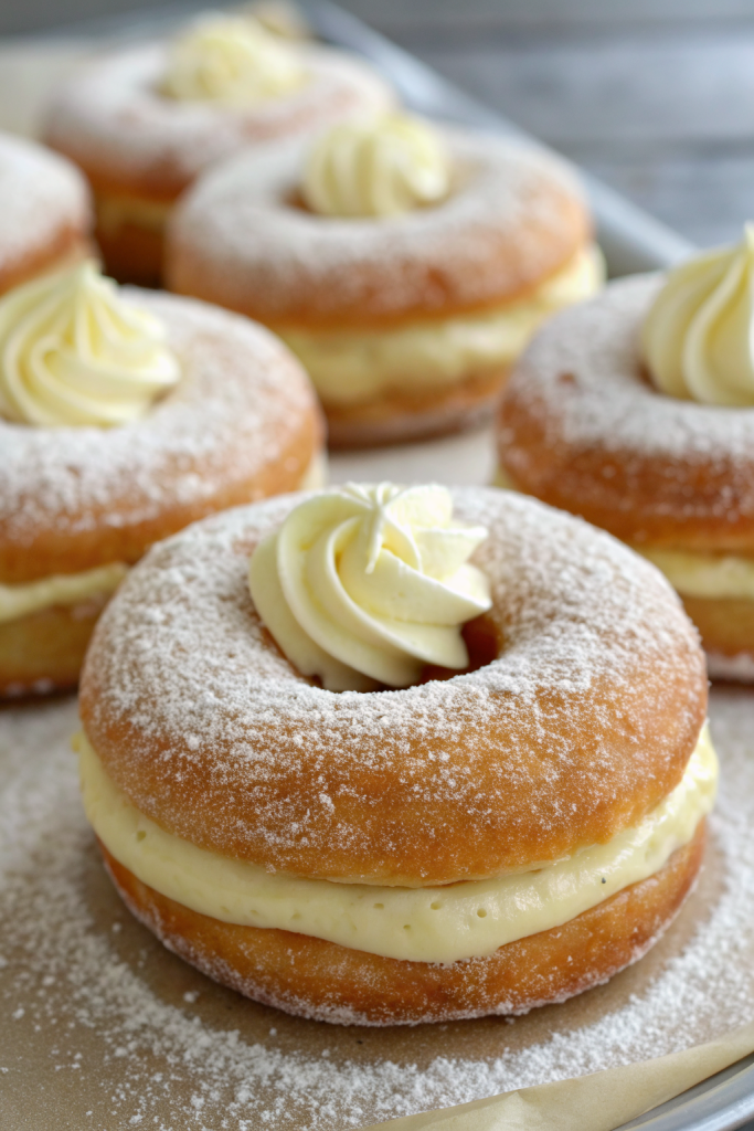 Cloud-like Vanilla Donuts Recipe