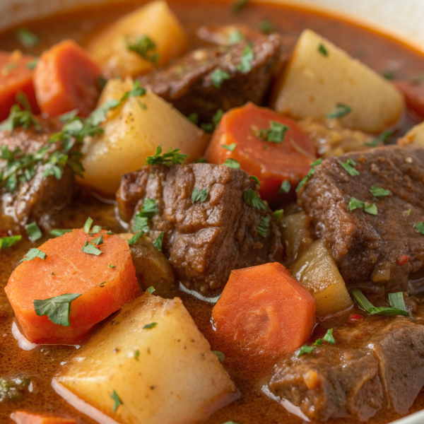 Cozy Vegan Stew with Mushrooms