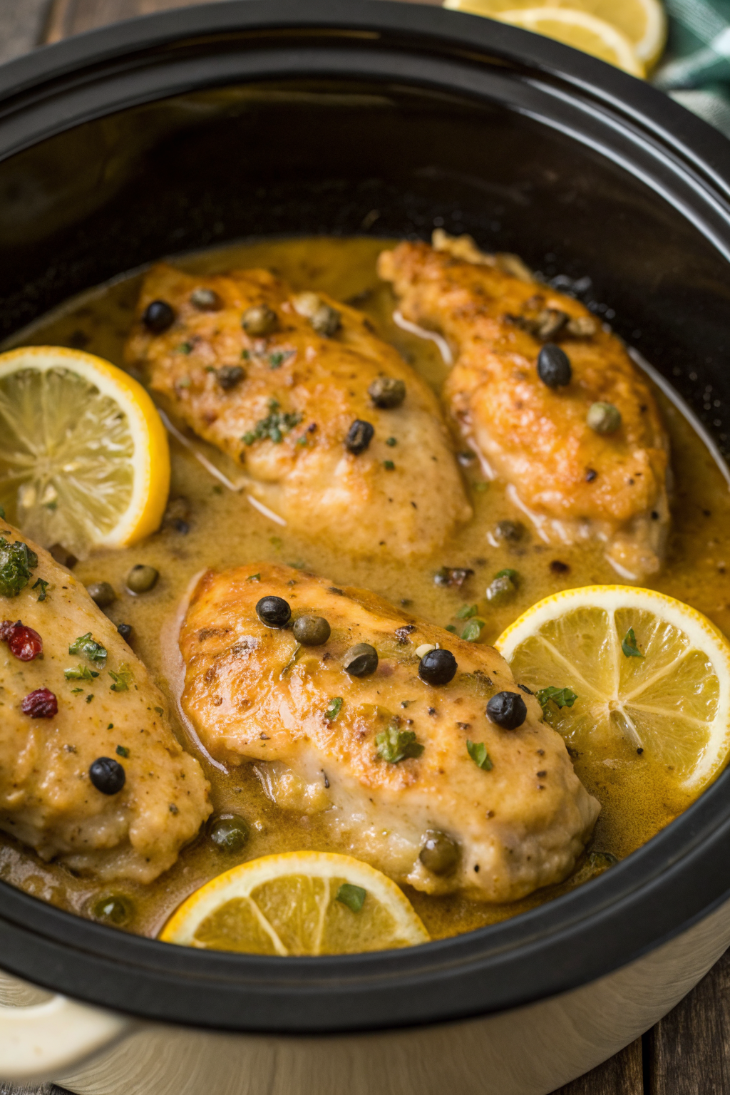 Crockpot Chicken Piccata Recipe