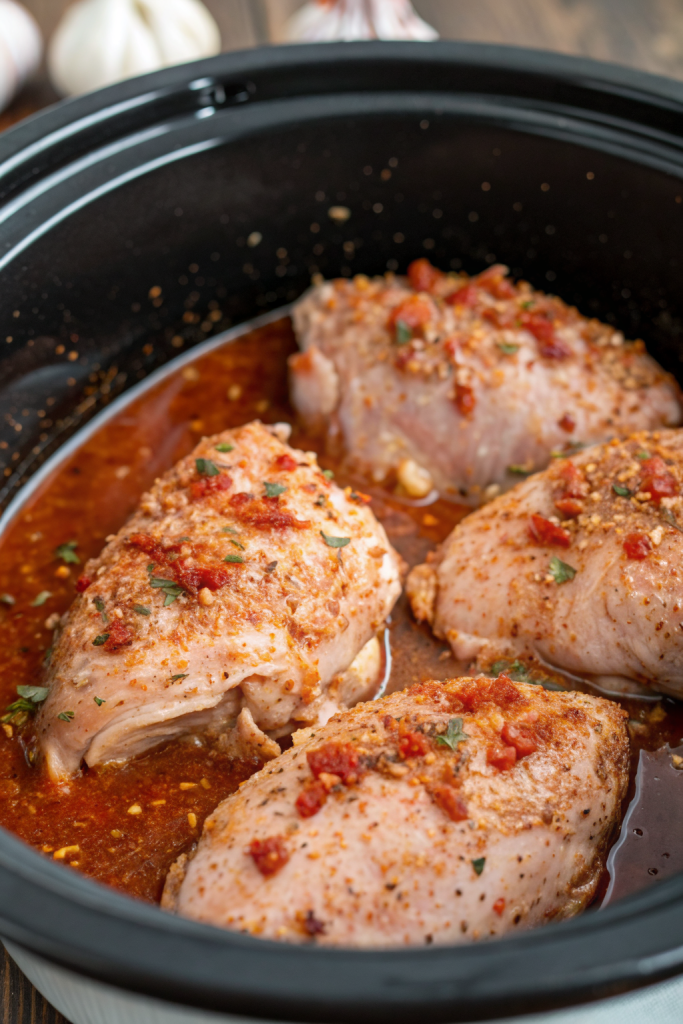 Crockpot Lemon Chicken & Potatoes