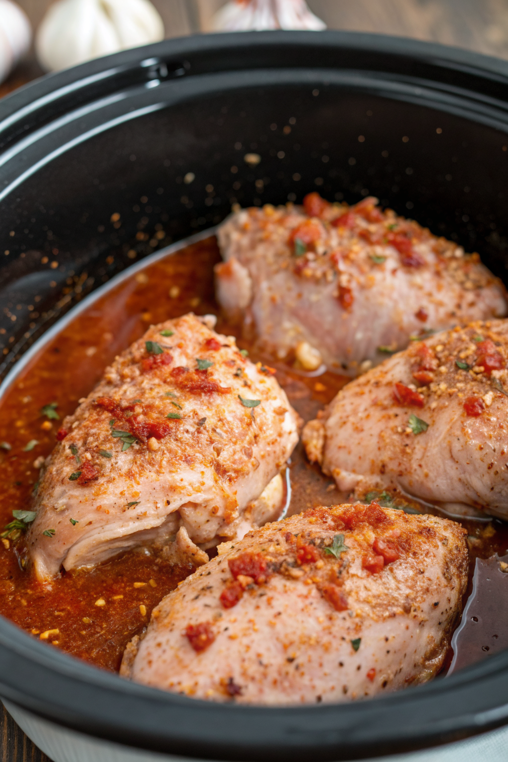 Crockpot Lemon Chicken & Potatoes