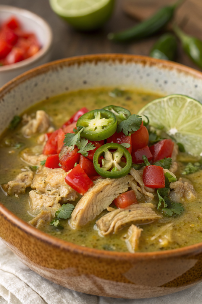 Easy Green Chile Chicken Stew Recipe