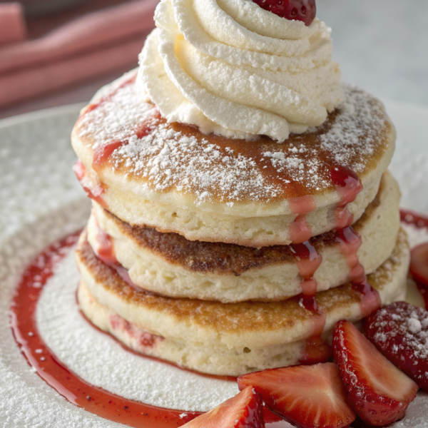 Fluffy Japanese Souffle Pancakes Recipe