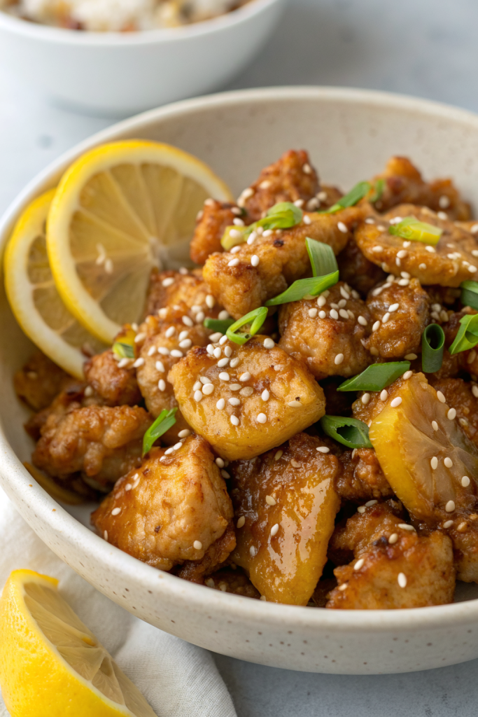 Healthy Chinese Lemon Chicken Recipe