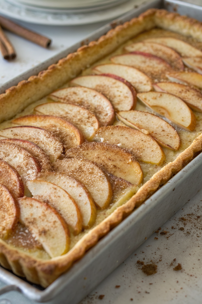 Home-baked Apple Slab Pie Recipe