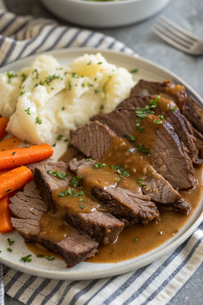 Instant Pot Roast Beef and Gravy Recipe