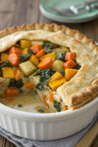 Lentil Pot Pie with Butternut Squash