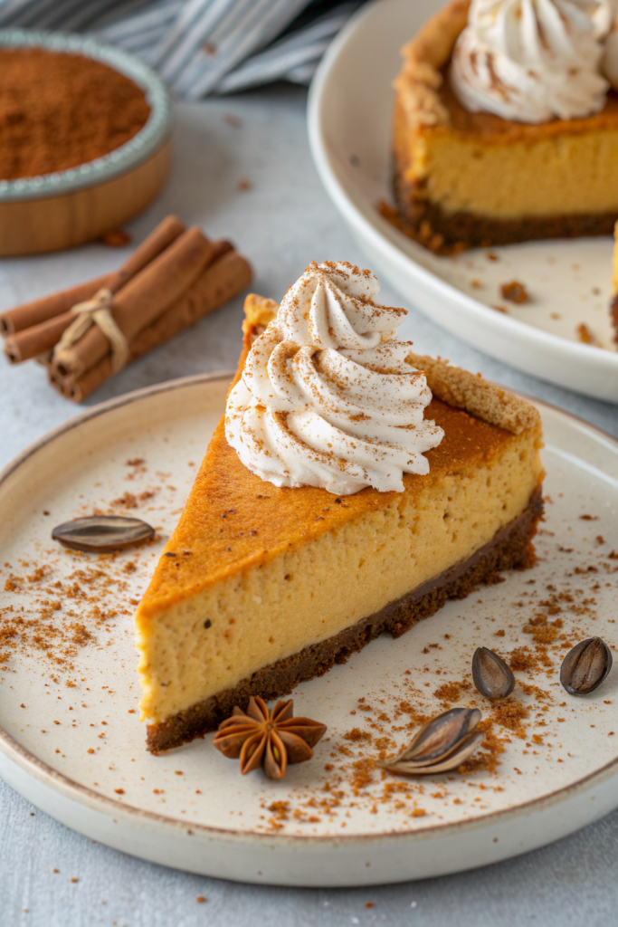 Pumpkin Streusel Cheesecake Recipe