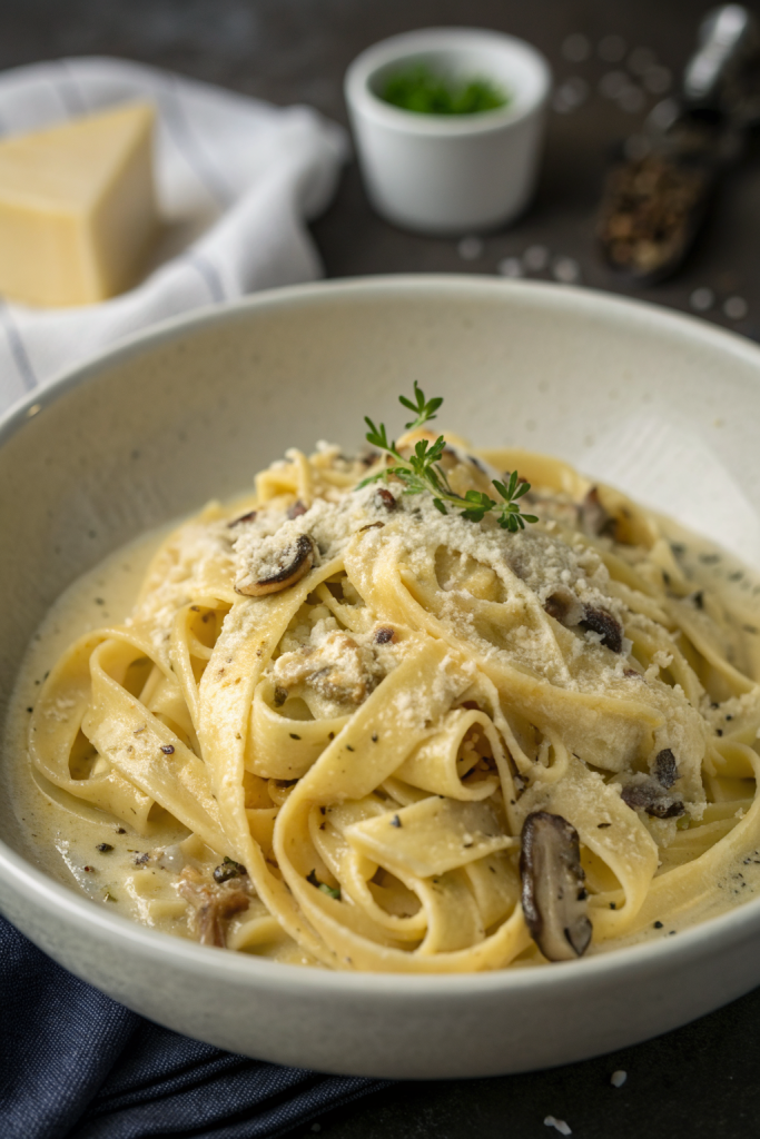 Sage Brown Butter Pumpkin Pasta Alfredo Recipe