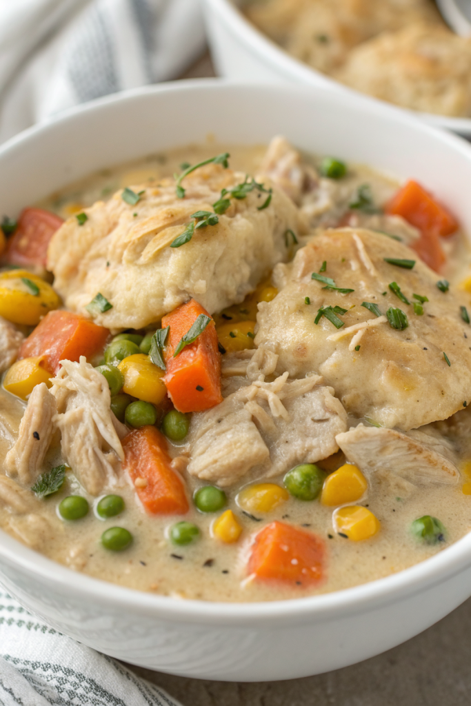 Slow Cooker Chicken Pot Pie Recipe