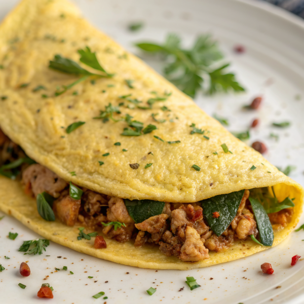 Tasty Vegan Tofu Omelette Recipe